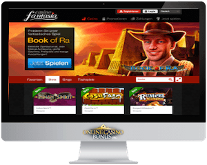 casino fantasia homepage in an imac