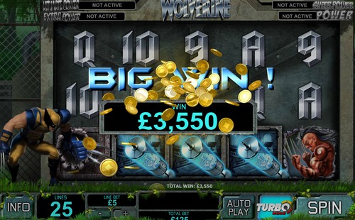 wolverine slot big win