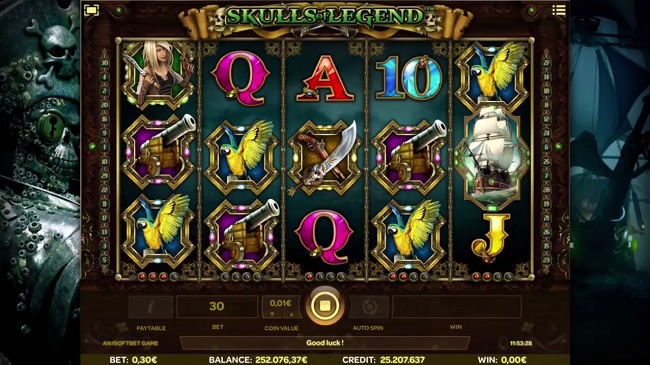 skull of legend slot screenshot big